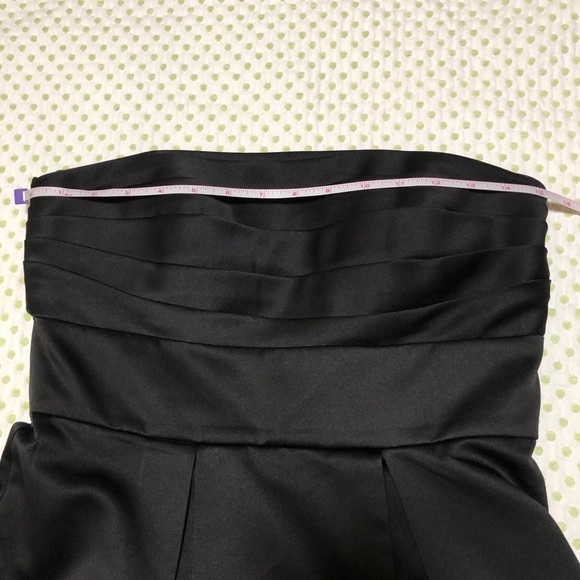 WHBM - GORGEOUS BLACK STRAPLESS MIDI DRESS SIZE 6 EUC - Picture 13 of 14